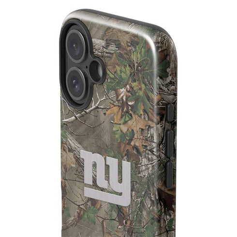 NFL New York Giants Realtree Xtra Green Camo iPhone 16 Plus Impact Case