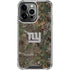 NFL New York Giants Realtree Xtra Green Camo iPhone 16 Pro Max Clear Case