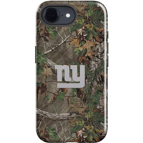 NFL New York Giants Realtree Xtra Green Camo iPhone 16e Impact Case