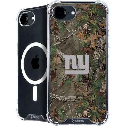 NFL New York Giants Realtree Xtra Green Camo iPhone 16e MagSafe Case