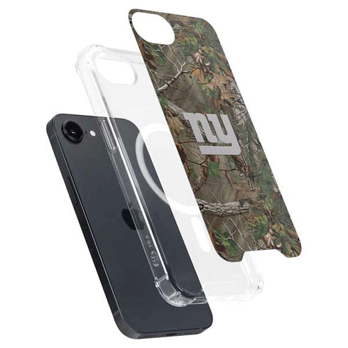 NFL New York Giants Realtree Xtra Green Camo iPhone 16e MagSafe Case