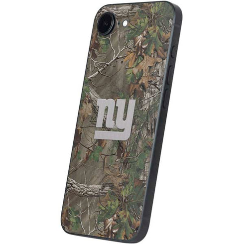 NFL New York Giants Realtree Xtra Green Camo iPhone 16e Skin
