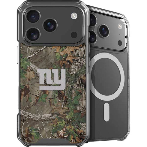 NFL New York Giants Realtree Xtra Green Camo iPhone 18 Pro MagSafe Case