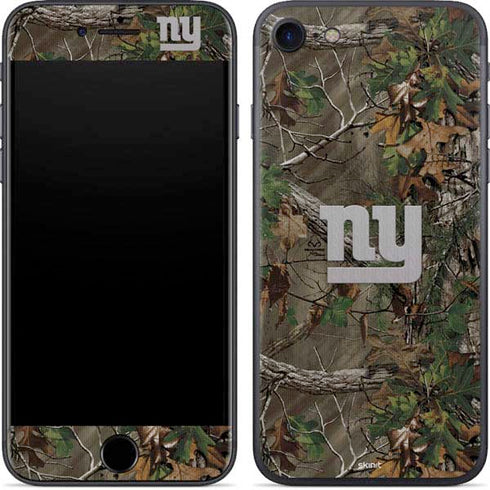 NFL New York Giants Realtree Xtra Green Camo iPhone 8 Skin