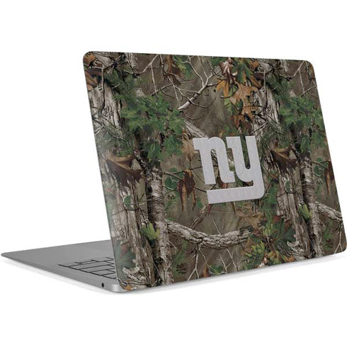 NFL New York Giants Realtree Xtra Green Camo Apple MacBook Air Skin