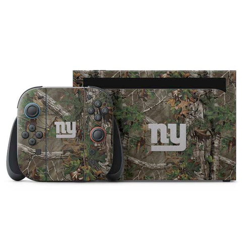 NFL New York Giants Realtree Xtra Green Camo Nintendo Skins