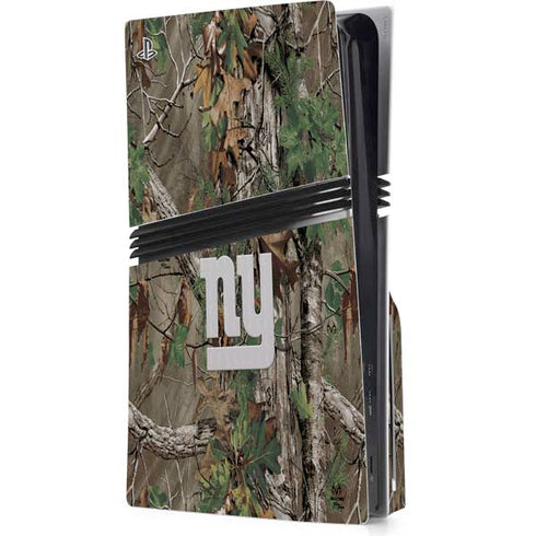NFL New York Giants Realtree Xtra Green Camo PlayStation PS5 Skins