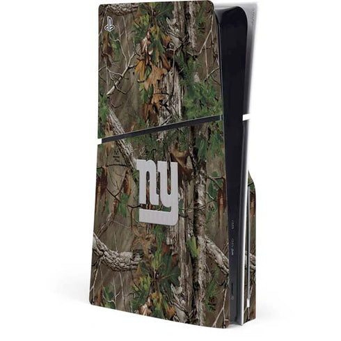 NFL New York Giants Realtree Xtra Green Camo PlayStation PS5 Skins