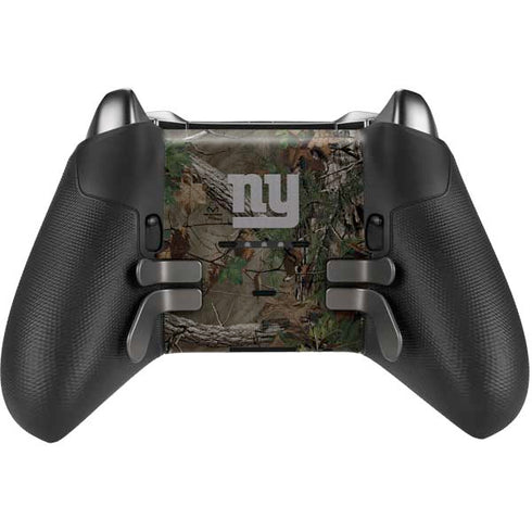 NFL New York Giants Realtree Xtra Green Camo Xbox Elite Wireless Controller Series 2 Skin