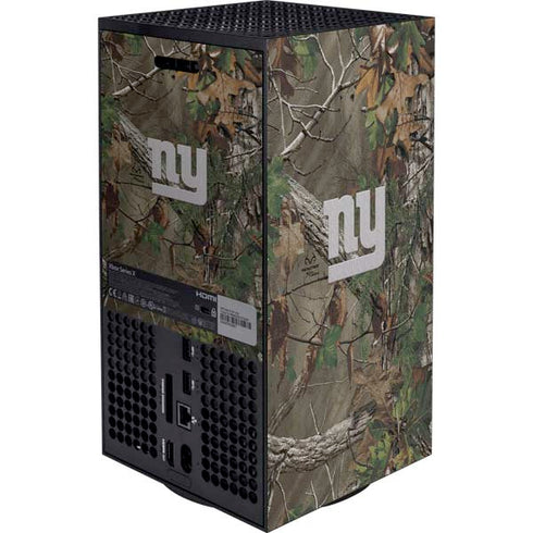 NFL New York Giants Realtree Xtra Green Camo Xbox Series X Bundle Skin