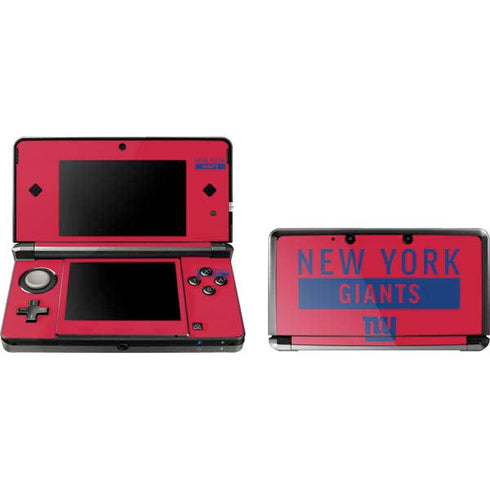 NFL New York Giants Red Performance Series Nintendo Skins