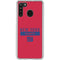 NFL New York Giants Red Performance Series Galaxy A21 Clear Case