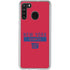 NFL New York Giants Red Performance Series Galaxy A21 Clear Case