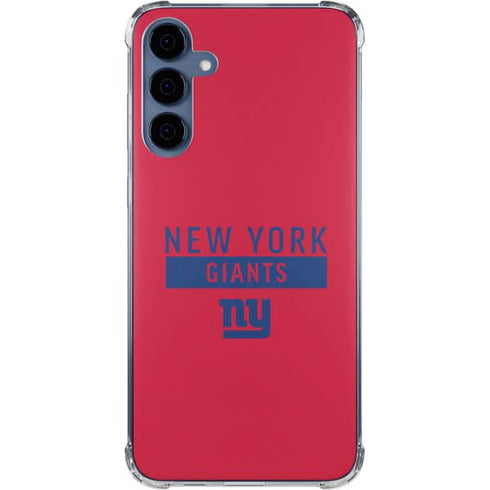 NFL New York Giants Red Performance Series Galaxy A35 5G Clear Case