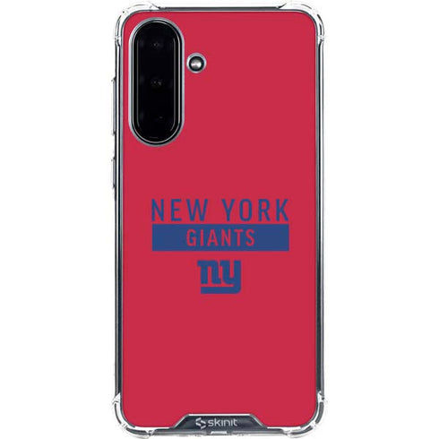 NFL New York Giants Red Performance Series Galaxy A36 5G Clear Case