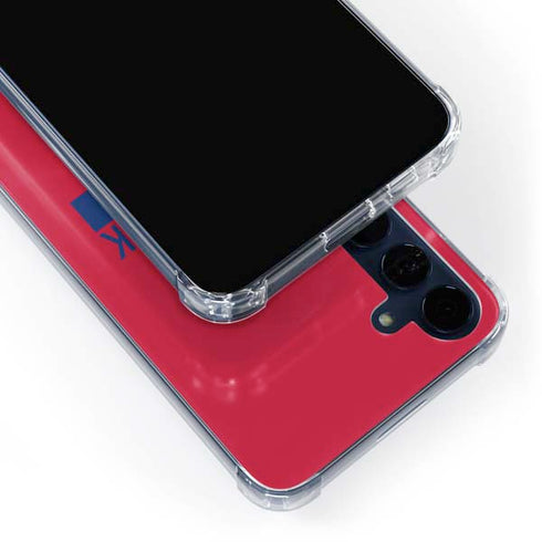 NFL New York Giants Red Performance Series Galaxy A55 5G Clear Case