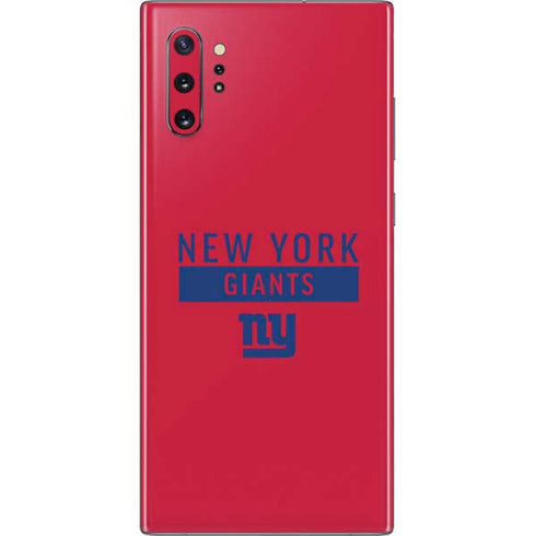 NFL New York Giants Red Performance Series Galaxy Note 10 Plus Skin