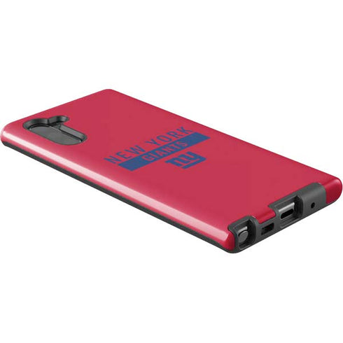 NFL New York Giants Red Performance Series Galaxy Note 10 Pro Case