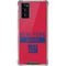 NFL New York Giants Red Performance Series Galaxy Note20 5G Clear Case