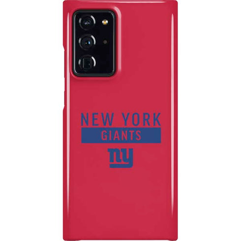 NFL New York Giants Red Performance Series Galaxy Note20 Ultra 5G Lite Case