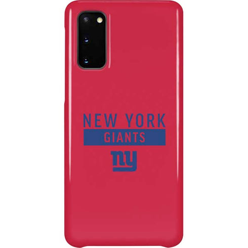 NFL New York Giants Red Performance Series Galaxy S20 Lite Case