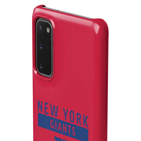 NFL New York Giants Red Performance Series Galaxy S20 Lite Case