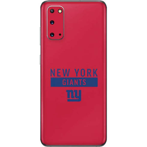 NFL New York Giants Red Performance Series Galaxy S20 Skin