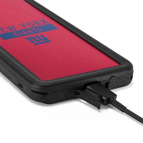 NFL New York Giants Red Performance Series Galaxy S20 Waterproof Case