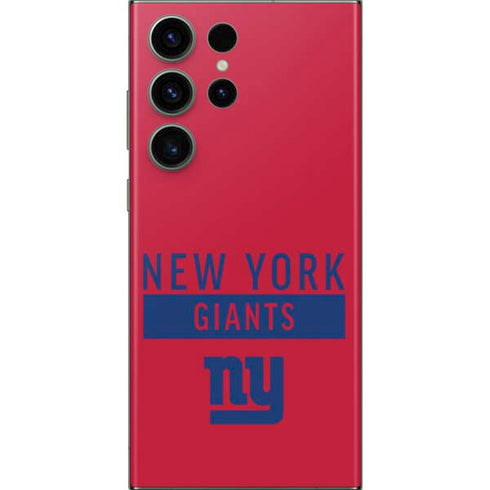 NFL New York Giants Red Performance Series Galaxy Skins