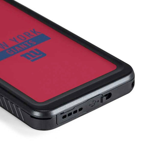 NFL New York Giants Red Performance Series Galaxy S24 Plus Waterproof Case