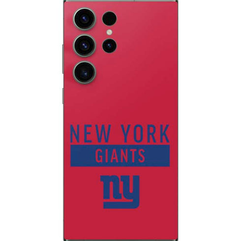 NFL New York Giants Red Performance Series Galaxy S25 Ultra Skin