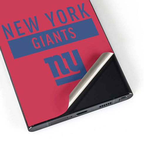 NFL New York Giants Red Performance Series Galaxy S25 Ultra Skin