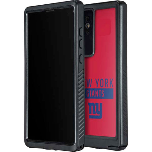 NFL New York Giants Red Performance Series Galaxy S24 Ultra Waterproof Case