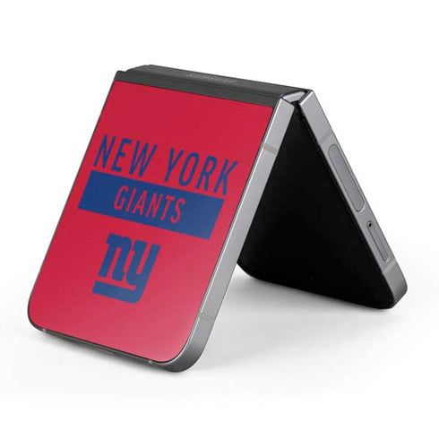 NFL New York Giants Red Performance Series Galaxy Z Flip6 Skin