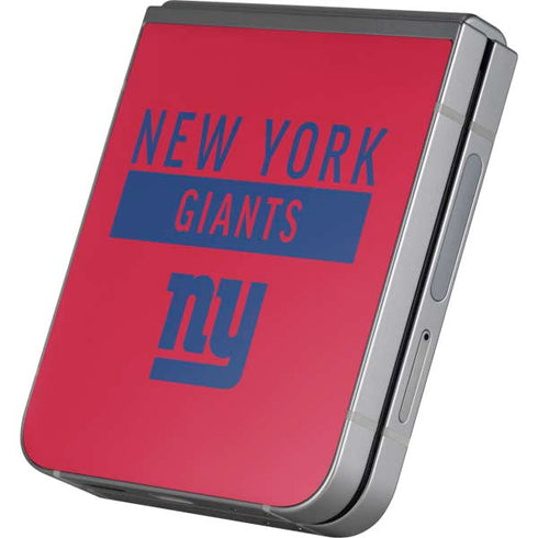 NFL New York Giants Red Performance Series Galaxy Z Flip6 Skin