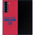 NFL New York Giants Red Performance Series Galaxy Z Fold6 Skin