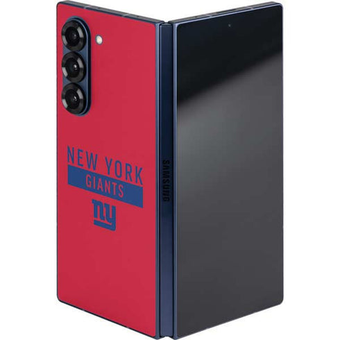 NFL New York Giants Red Performance Series Galaxy Z Fold6 Skin