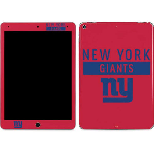 NFL New York Giants Red Performance Series iPad Skins