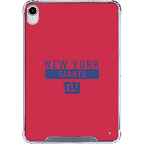 NFL New York Giants Red Performance Series iPad 11th Gen (2025) Clear Case