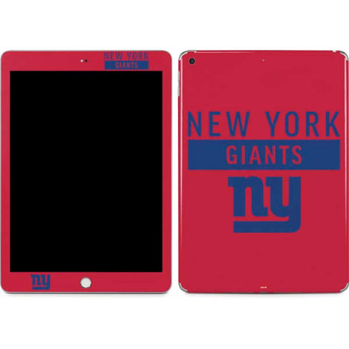 NFL New York Giants Red Performance Series Apple iPad Skin