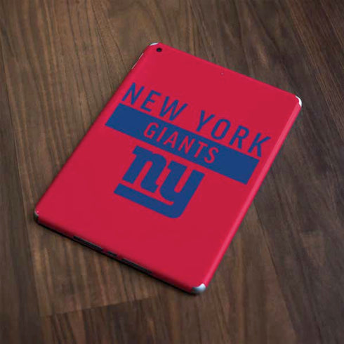 NFL New York Giants Red Performance Series Apple iPad Skin