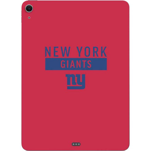NFL New York Giants Red Performance Series Apple iPad Air Skin