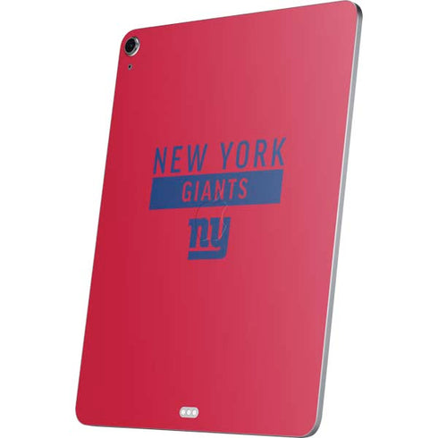 NFL New York Giants Red Performance Series Apple iPad Air Skin