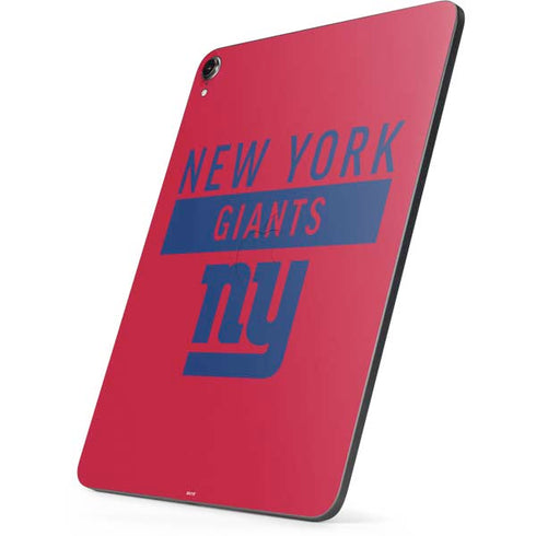 NFL New York Giants Red Performance Series Apple iPad Pro Skin