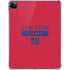 NFL New York Giants Red Performance Series iPad Pro 11in (2024) Clear Case