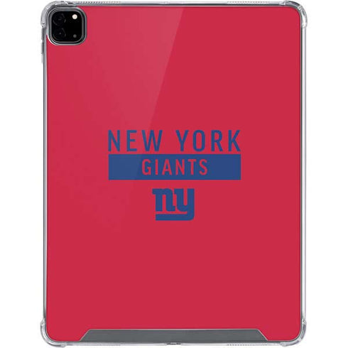 NFL New York Giants Red Performance Series iPad Pro 12.9in (2020) Clear Case