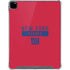 NFL New York Giants Red Performance Series iPad Pro 12.9in (2020) Clear Case