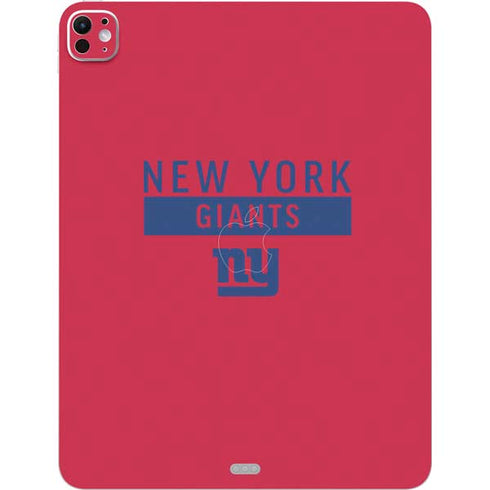 NFL New York Giants Red Performance Series iPad Pro 13in M4 (2024) Skin
