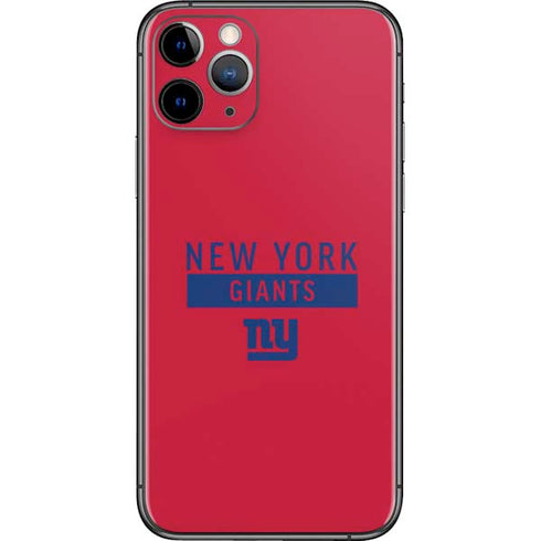 NFL New York Giants Red Performance Series iPhone 11 Pro Skin