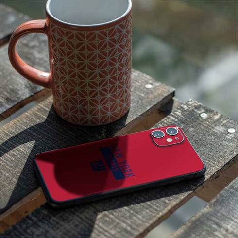 NFL New York Giants Red Performance Series iPhone 11 Skin